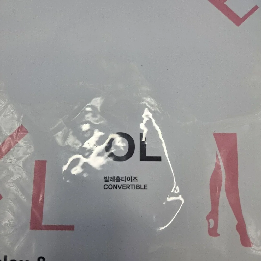 Body Wrappers Convertible Tights Girls M/L‎ Ballet Pink Supplex Lycra NWT Dance